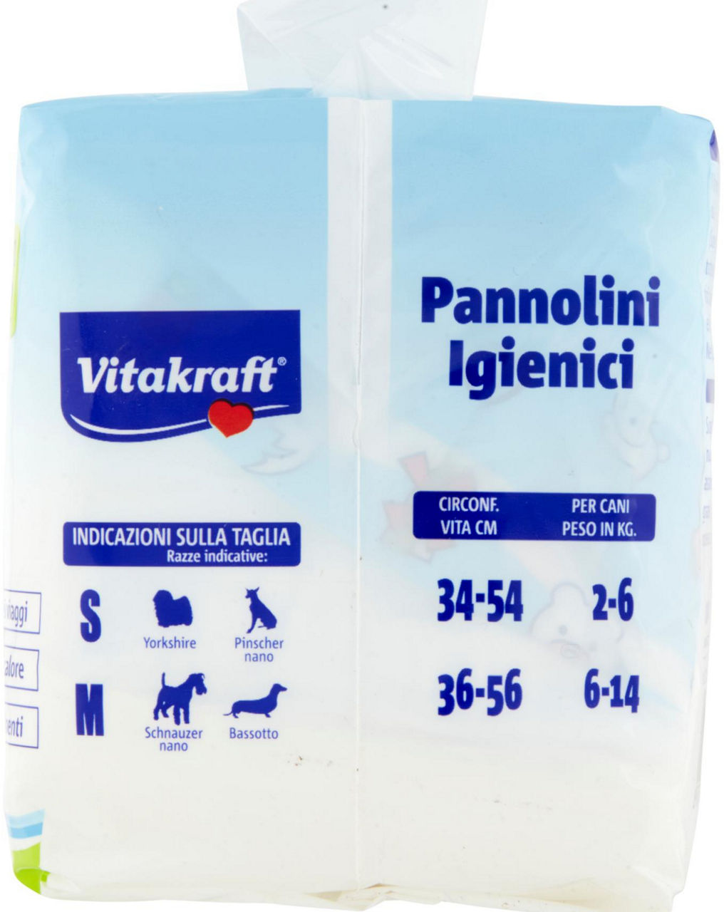 PANNOLINI IGIENICI MISURA S VITAKRAFT BUSTA  PZ.12 - Immagine 31