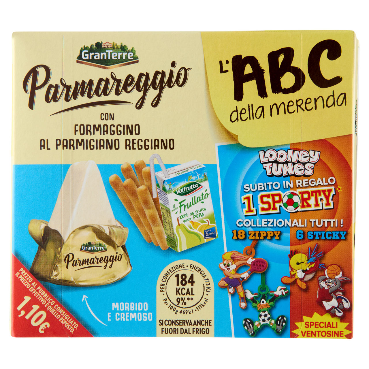 SNACK PARMAREGGIO L'ABC DELLA MERENDA (FORMAGGINI,GRISSINI,SUCCCO) PZ 1 - Immagine 11