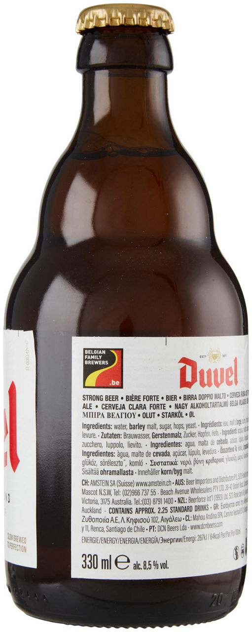 BIRRA DUVEL 9 GRADI BOTTIGLIA ML 330 - Immagine 31