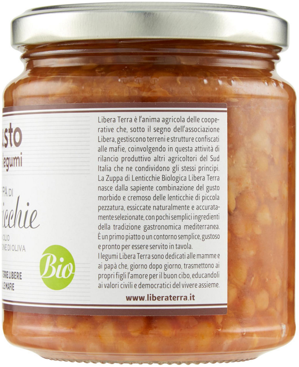 Zuppa di lenticchie biologica con olio extra vergine di oliva gr 285 - 3