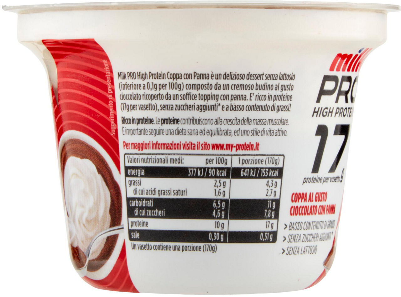 Coppa dessert proteica al cioccolato con panna 170 gr - Immagine 11