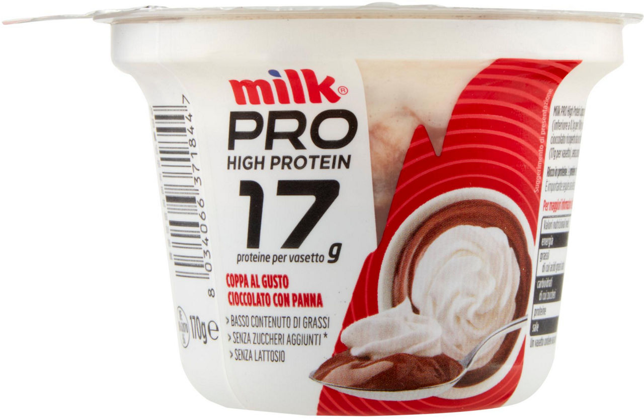 Coppa dessert proteica al cioccolato con panna 170 gr - Immagine 21