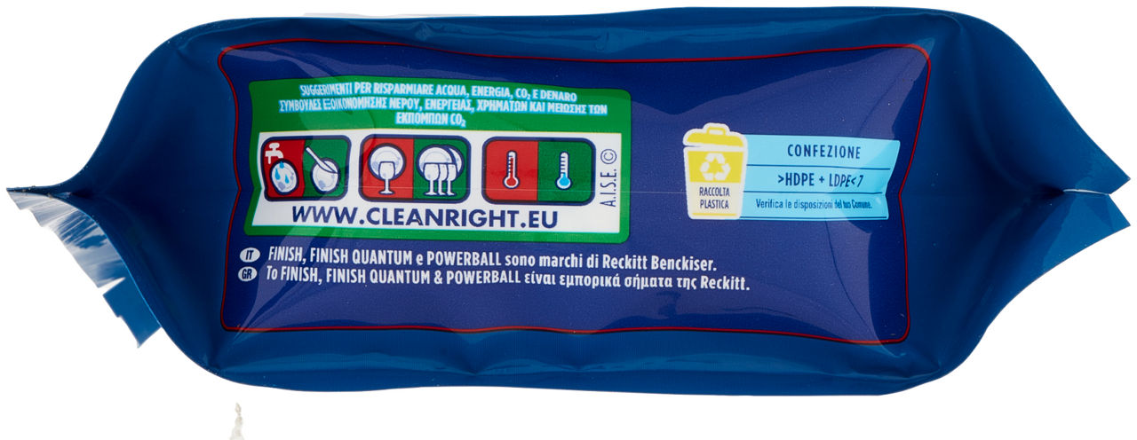 DETERSIVO LAVASTOVIGLIE FINISH TABS QUANTUM LEMON PZ 27 G 280,8 - Immagine 51