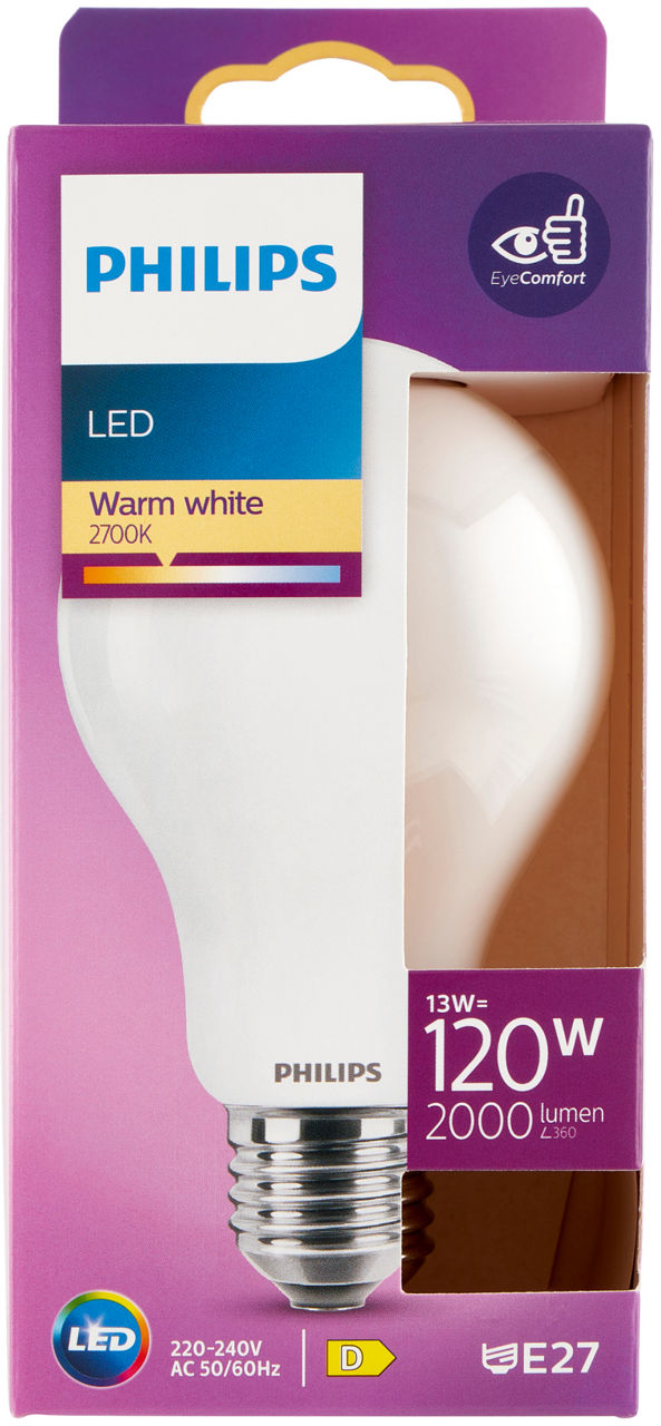 LED GOCCIA VETRO 120W E27 2700K NON DIM - Immagine 01