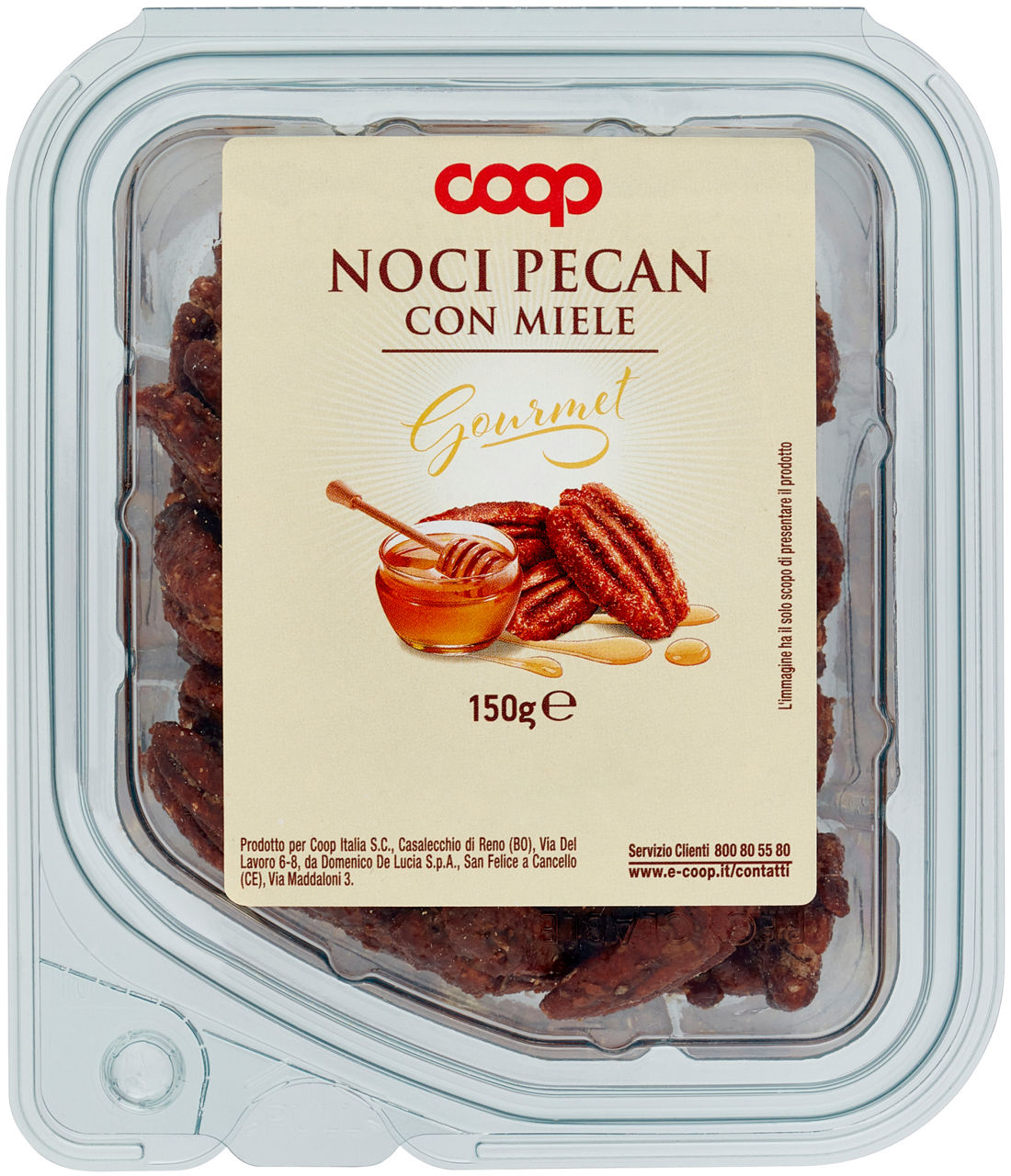 Noci Pecan con miele 150 gr