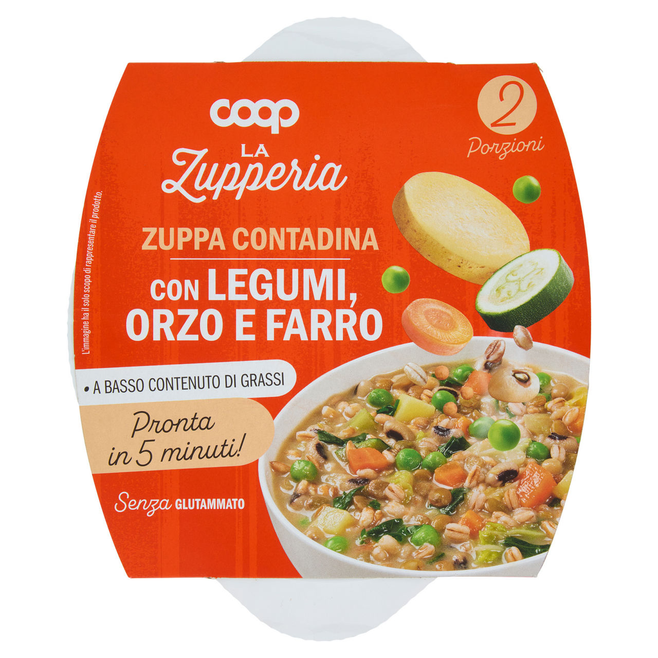 Zuppa contadina con legumi e cereali 620 gr