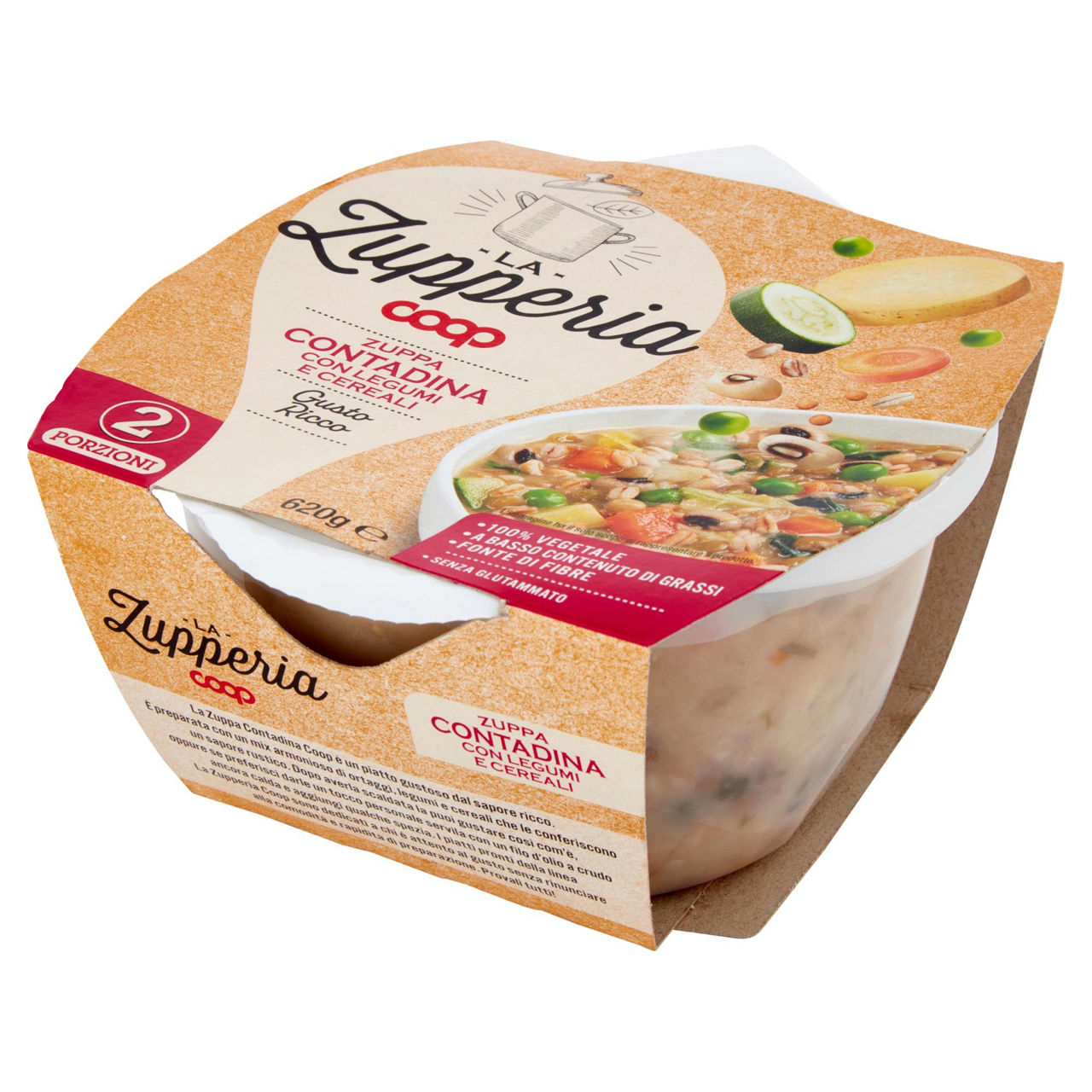 ZUPPA CONTADINA CON LEGUMI E CEREALI COOP CITO G 620 - Immagine 61