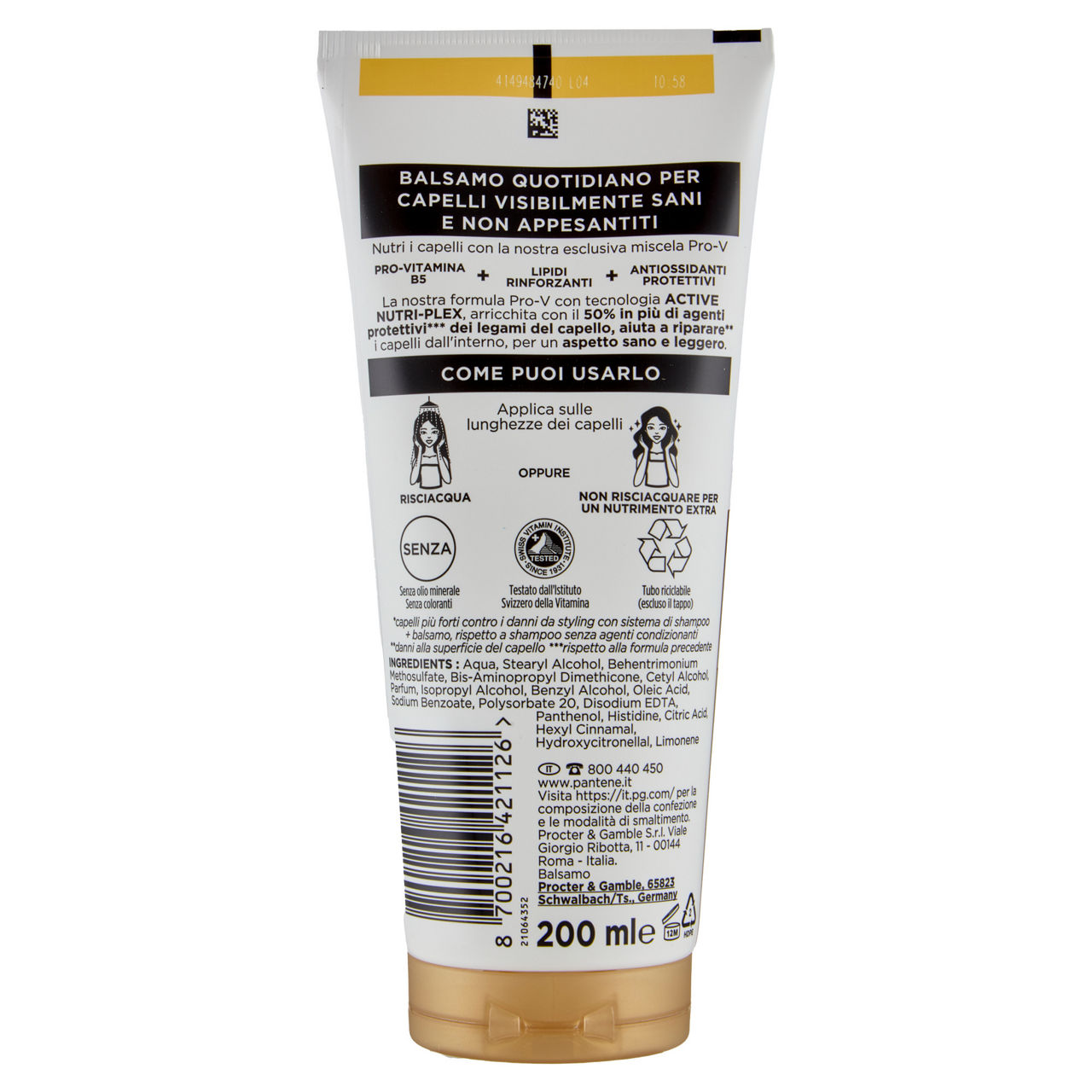 BALSAMO PANTENE RIGENERA E PROTEGGE ML 200 - Immagine 21