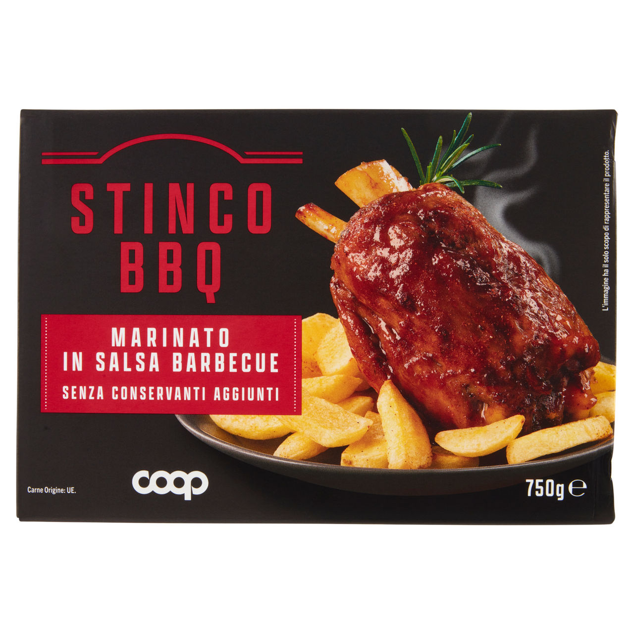 Stinco precotto marinato in salsa barbecue 750 gr