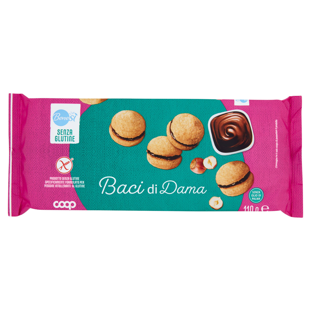 Baci di dama senza glutine 110 gr - Immagine 01