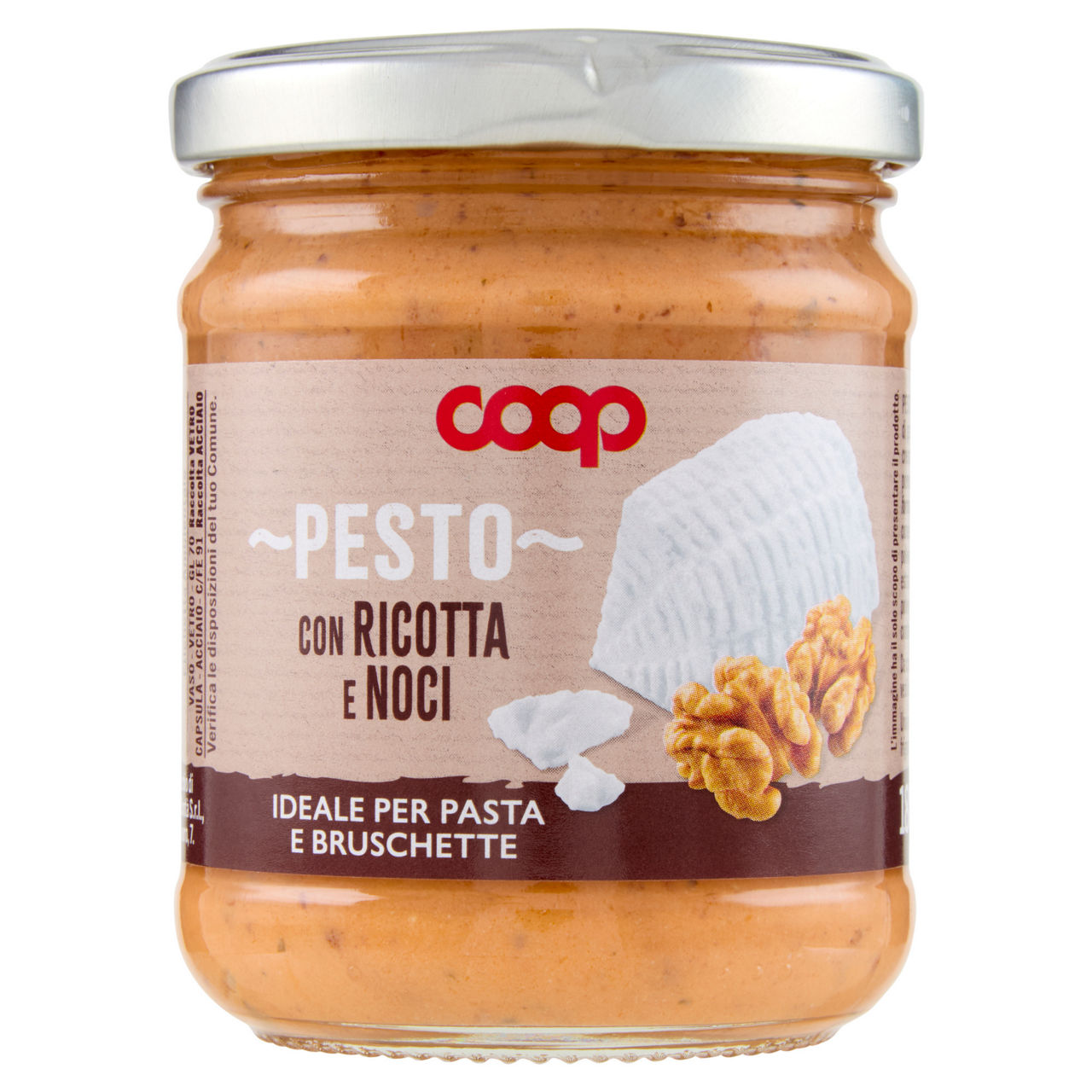 Pesto ricotta e noci 180 gr