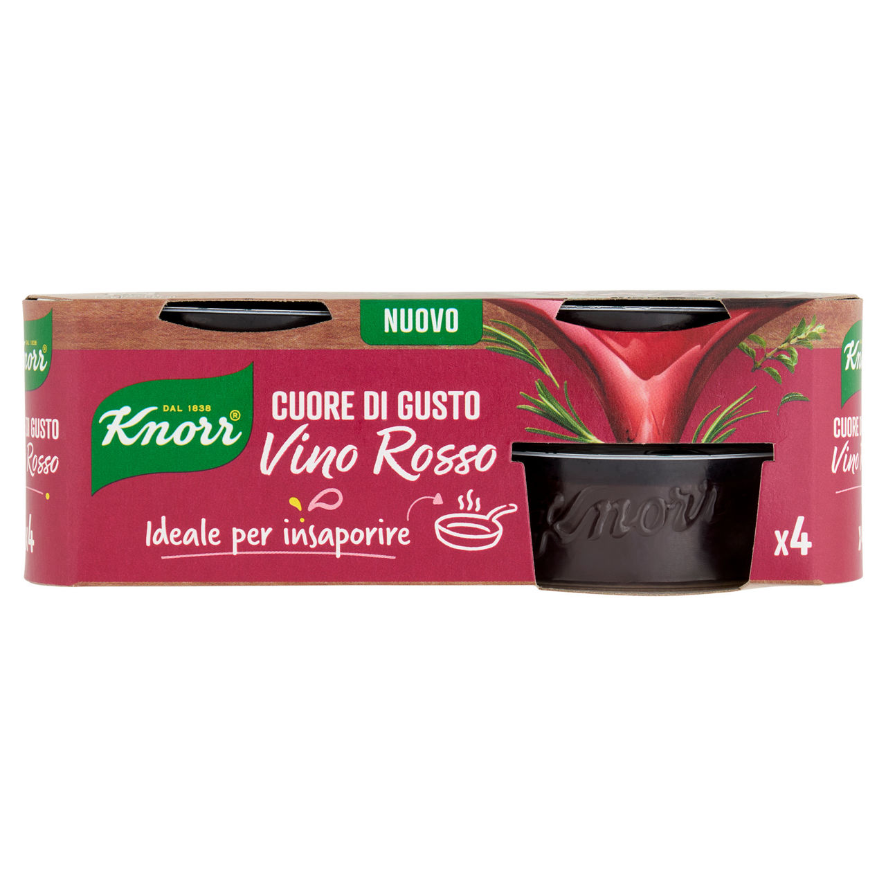 Cuore di brodo vino rosso 4 pz x 28 gr 