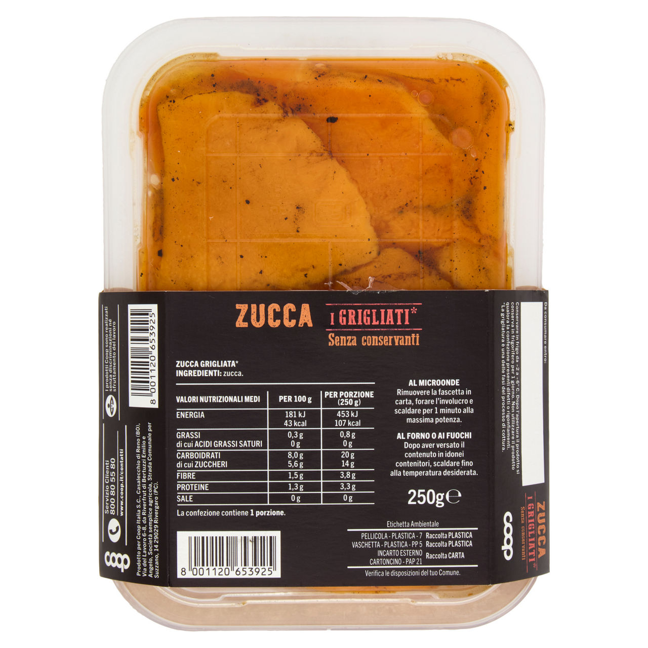 Zucca grigliata 250 gr - Immagine 21