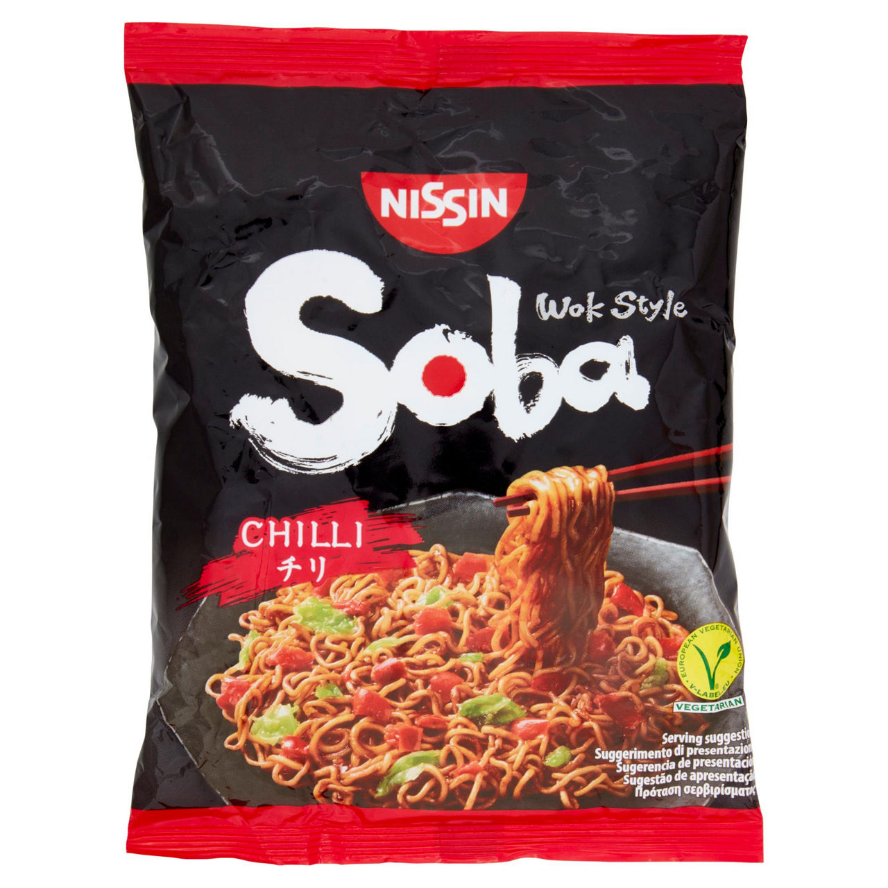 Soba noodles istantanei con condimento in salsa chili 111 gr