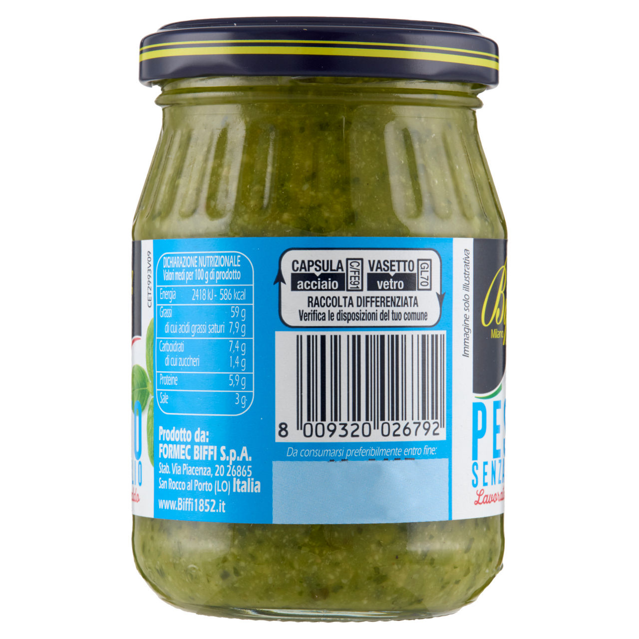 Pesto alla genovese senza aglio 190 gr - Immagine 11