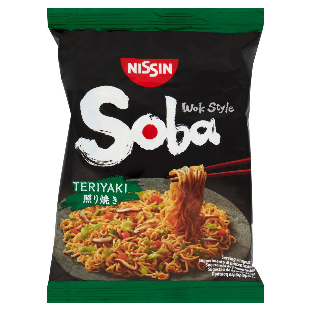 Soba noodles istantanei con condimento in salsa teriyaki 110 gr