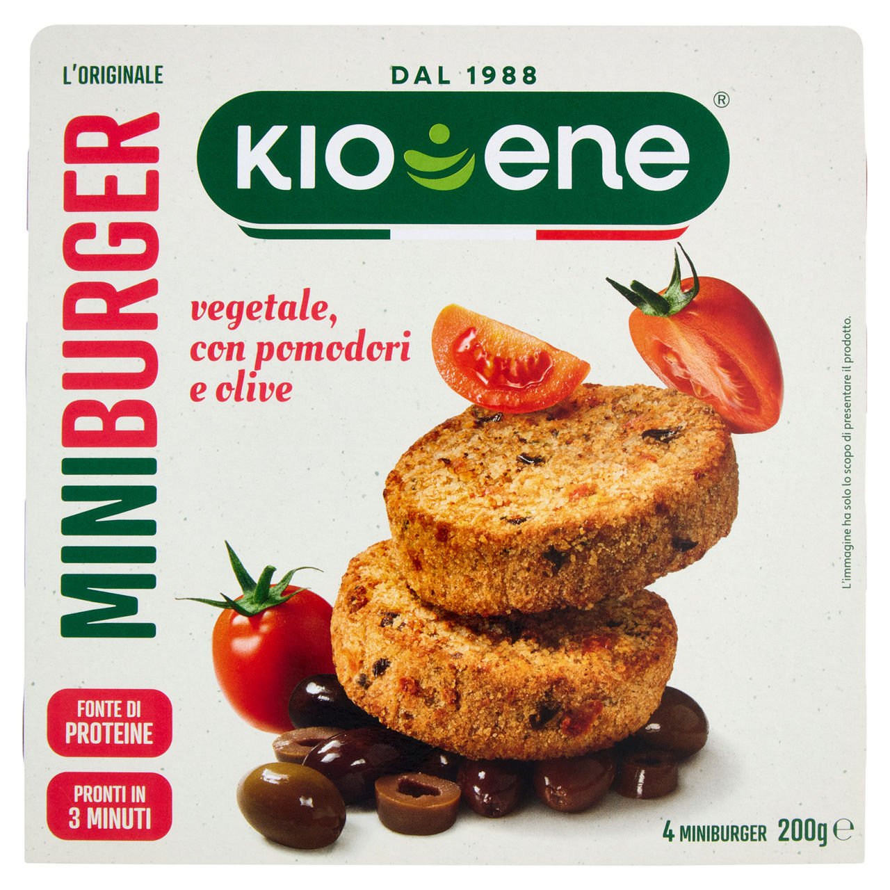 Mini burger di pomodori e olive 200 gr