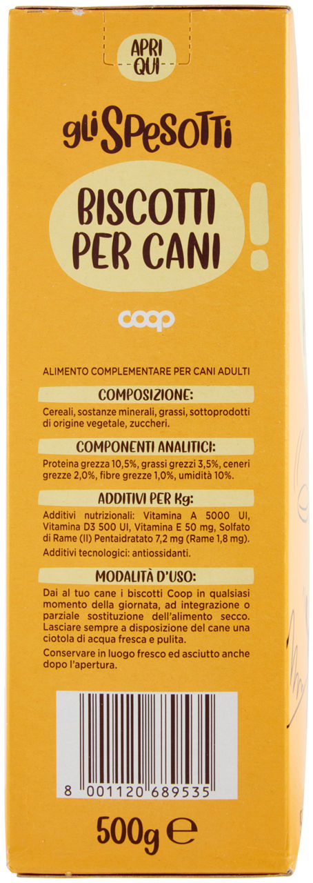 BISCOTTI PER CANI COOP G500 - Immagine 11