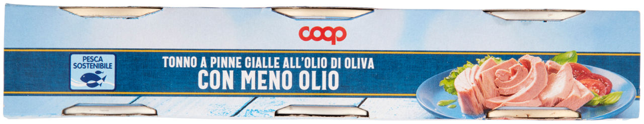 TONNO COOP OLIO D'OLIVA "MENO OLIO" CLUSTER G 70X3 - 5