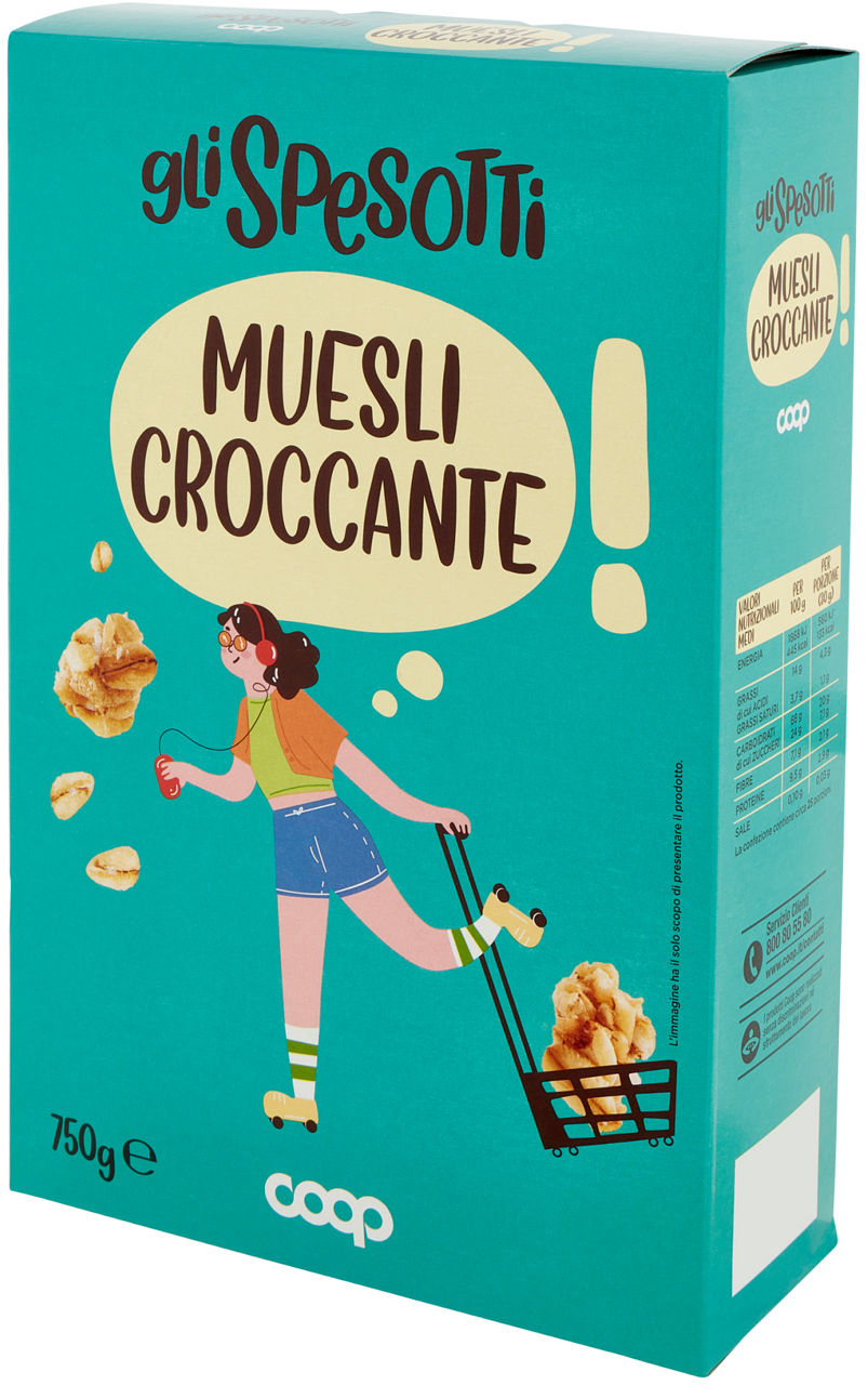 MUESLI CROCCANTE GLI SPESOTTI COOP G750 - 6