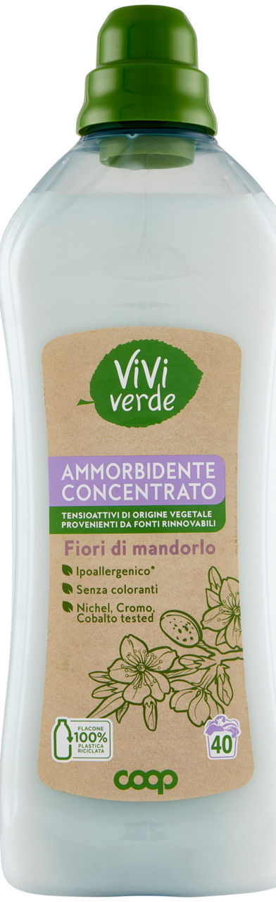 Ammorbidente concentrato coop vivi verde fiori di mandorlo l 1