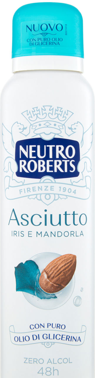 Deodorante spray neutro roberts asciutto iris e mandarino ml 150