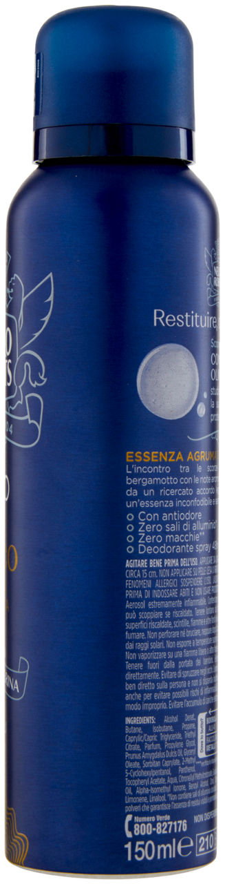 DEODORANTE SPRAY NEUTRO ROBERTS UOMO FRESCO AGRUMATO ML 150 - Immagine 31