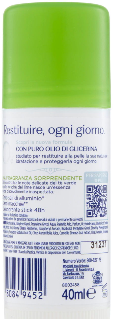 DEODORANTE STICK NEUTRO ROBERTS FRESCO VERDE ML 40 - Immagine 21