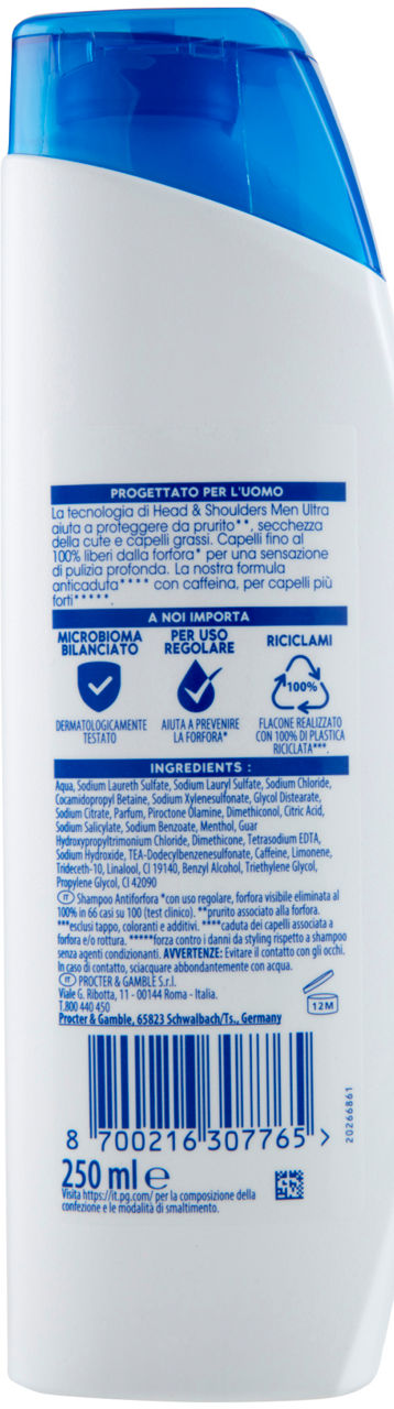 Shampoo men ultra anticaduta 250 ml - Immagine 21