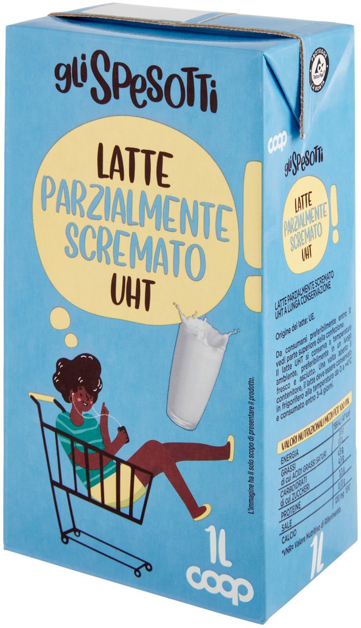 Latte parzialmente scremato uht 1 lt - Immagine 61