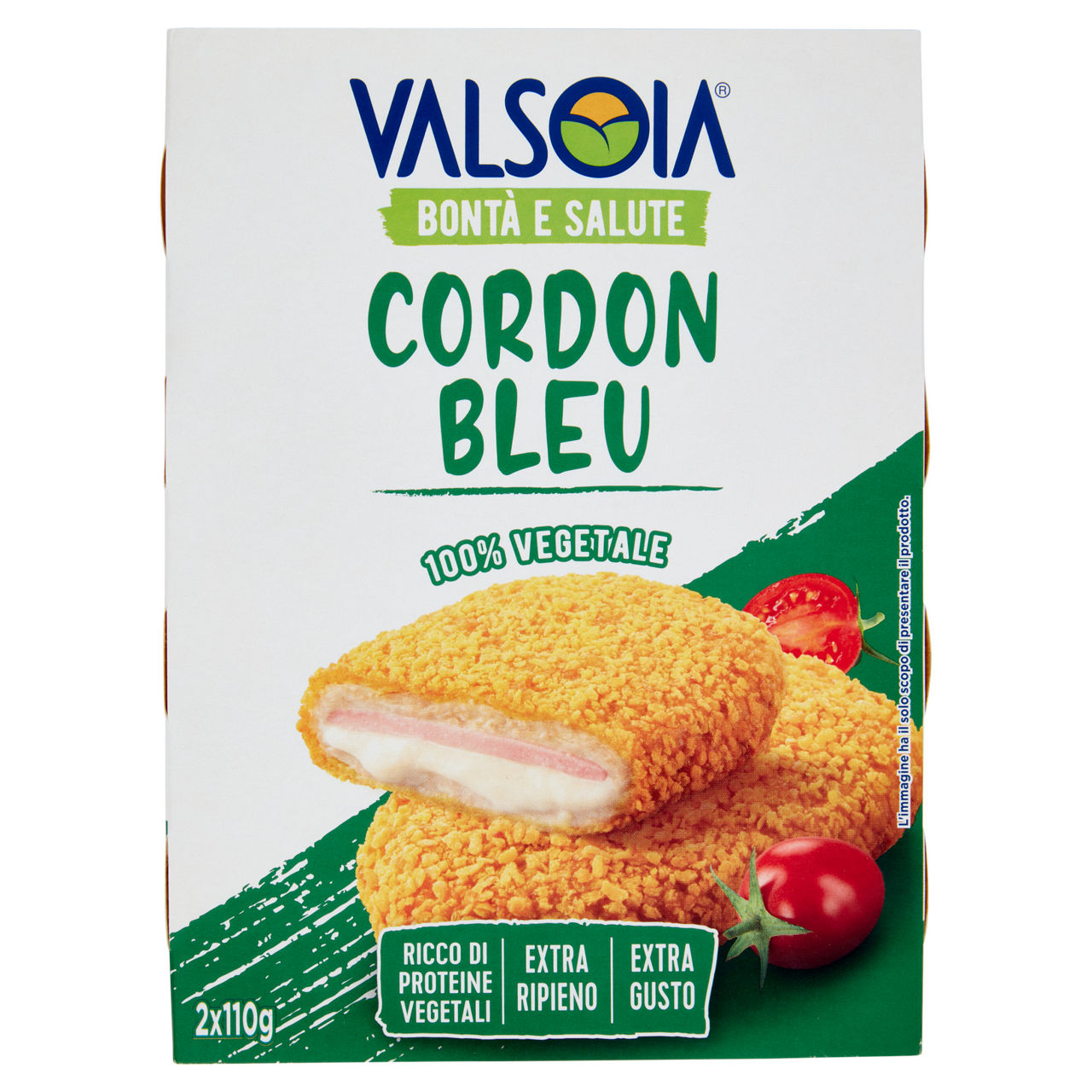 Cordon bleu vegetali 2 pz 220 gr