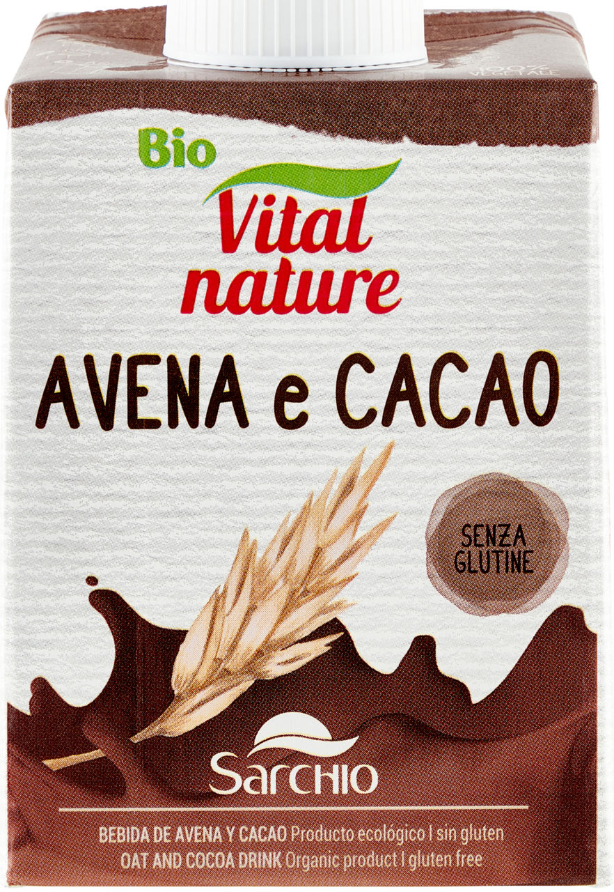 Bevanda d'avena e cacao bio 500 ml