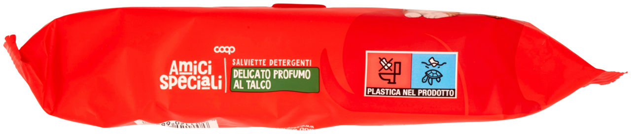 SALVIETTE DETERGENTI P.TALCO CON LICHENE ISLANDICO AMICI SPECIALI COOP 40 PZ - Immagine 51