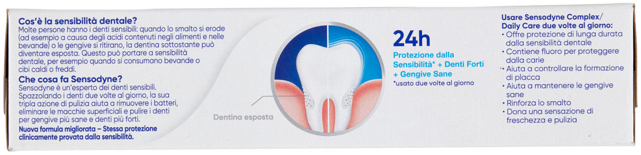 DENTIFRICIO SENSODYNE COMPLEX  NEW FORMULA ML 75 - Immagine 51