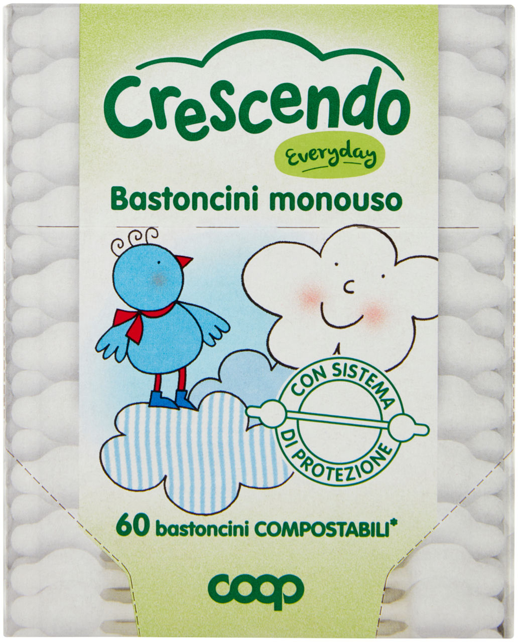 Bastoncini monouso coop crescendo everyday pz.60