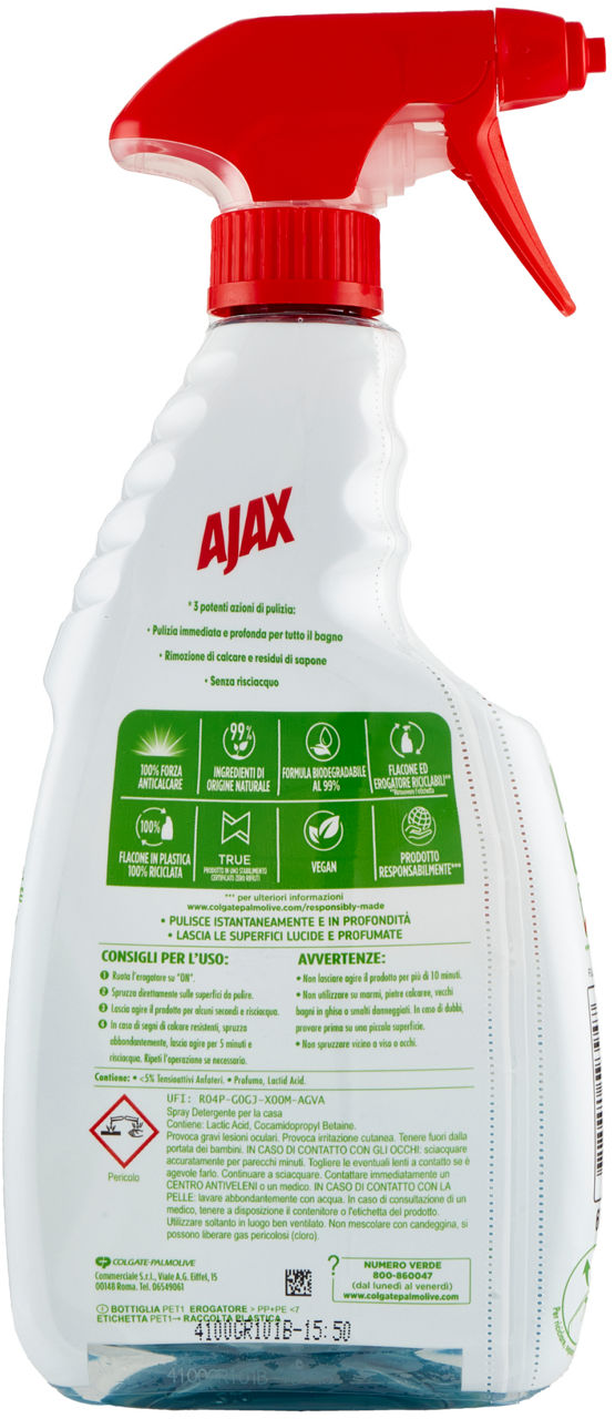 DETERGENTE SPRAY AJAX BAGNO ML 600 - Immagine 21