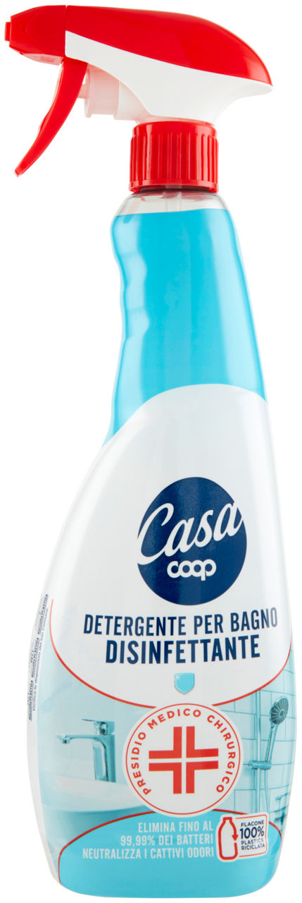 Detergente spray bagno disinfettante pmc coop casa ml 750