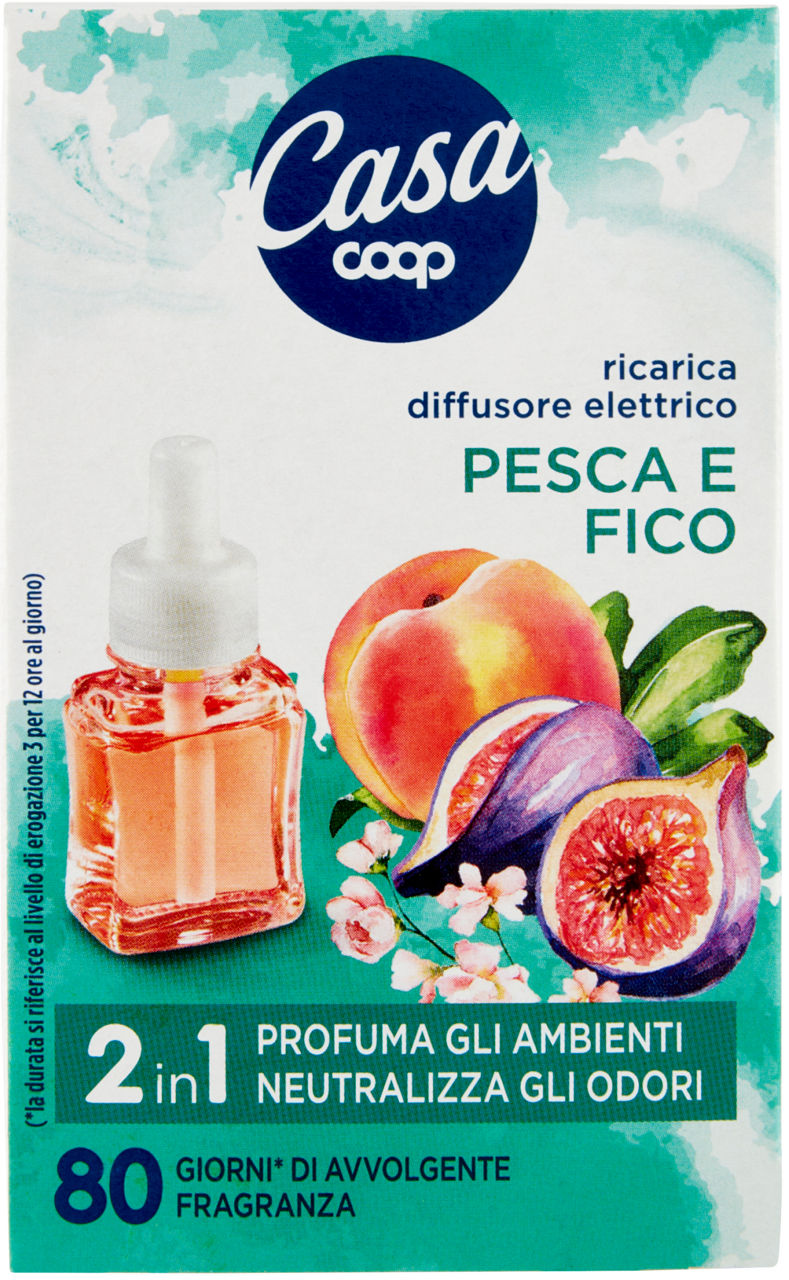 Ricarica per diffusore elettrico coop casa  - frutti rossi 20ml