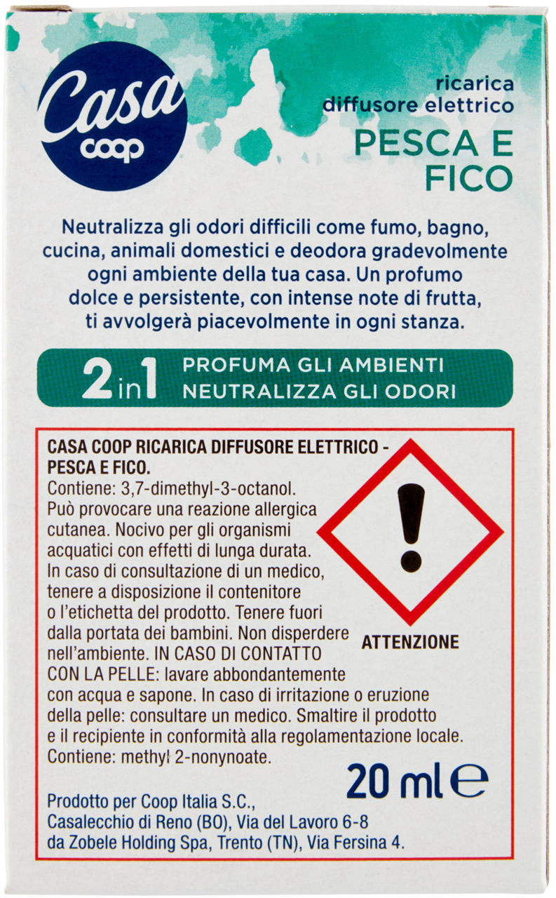 RICARICA PER DIFFUSORE ELETTRICO COOP CASA  - FRUTTI ROSSI 20ML - Immagine 21