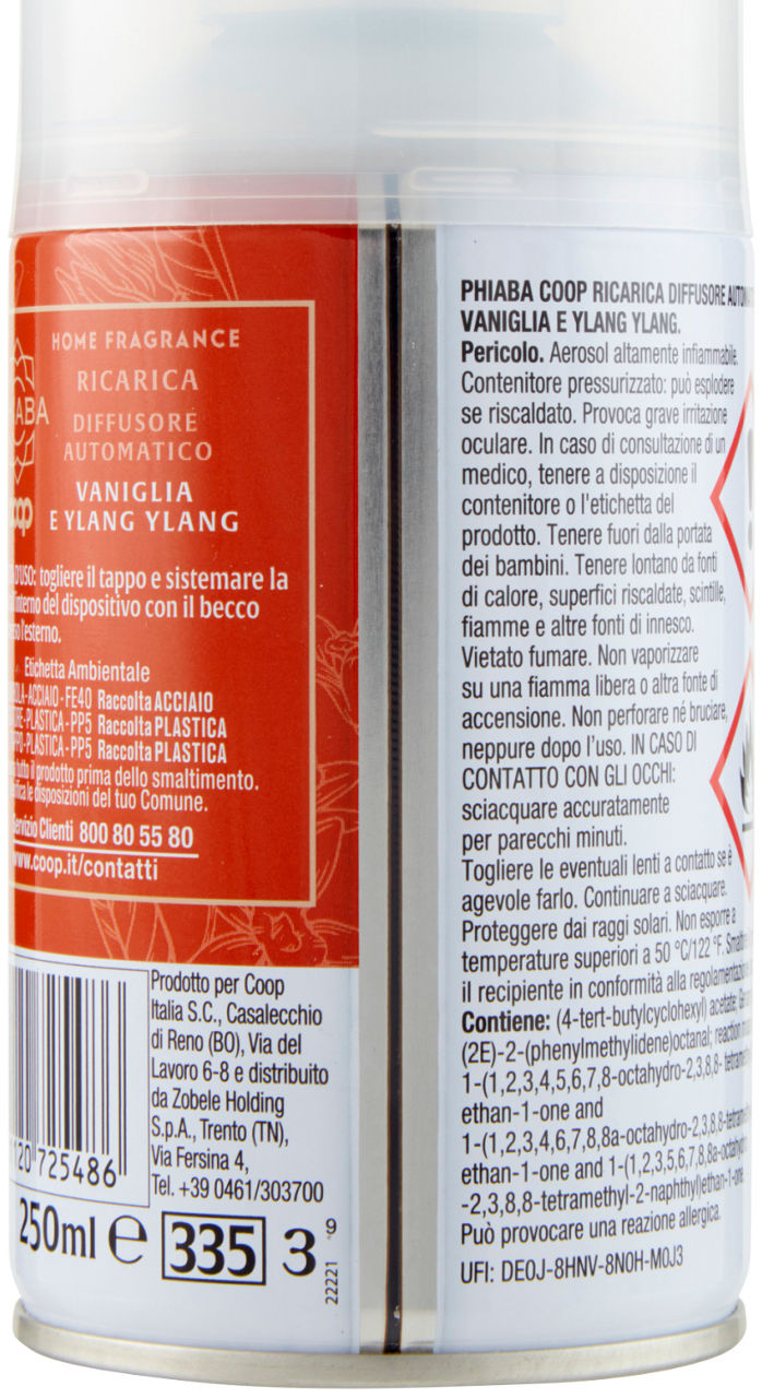 RICARICA COMPATIBILE A PROFUMATORE STATICO COOP PHIABA VANIGLIA ML 250 - Immagine 21