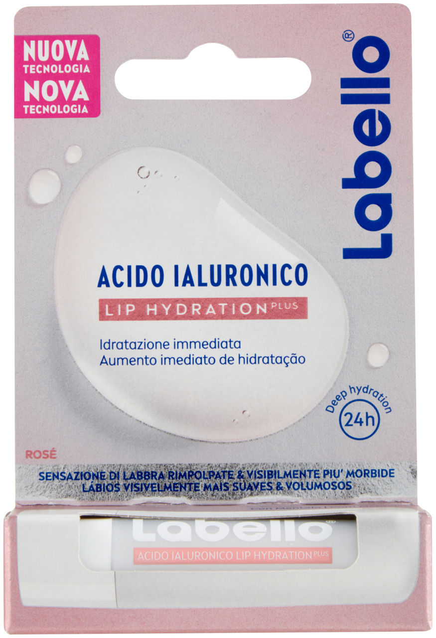 Labello balsamo labbra acido ialuronico rose' ml 5,2 pz.1
