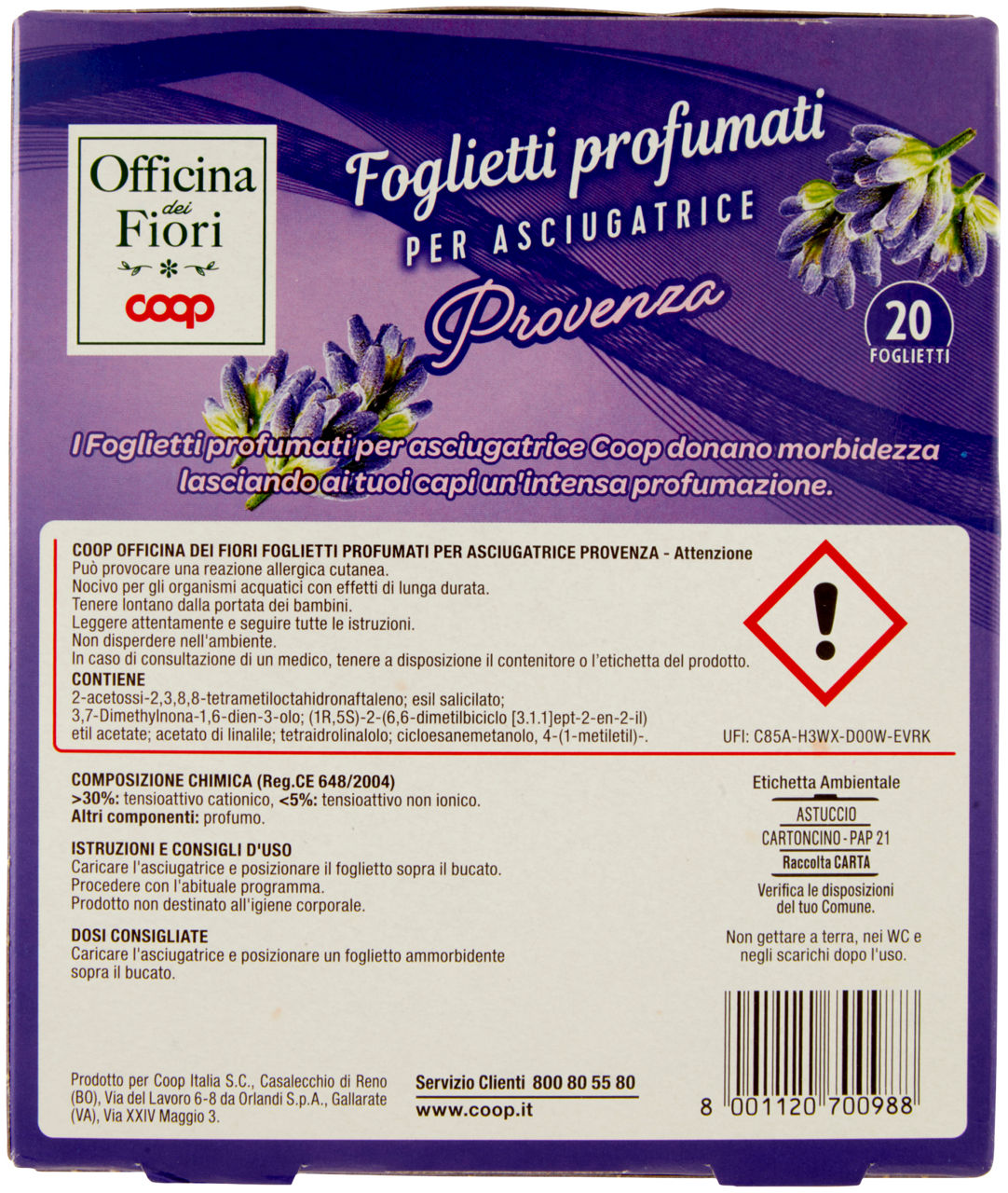 Foglietti profumati per asciugatrice provenza 24 pz - Immagine 21