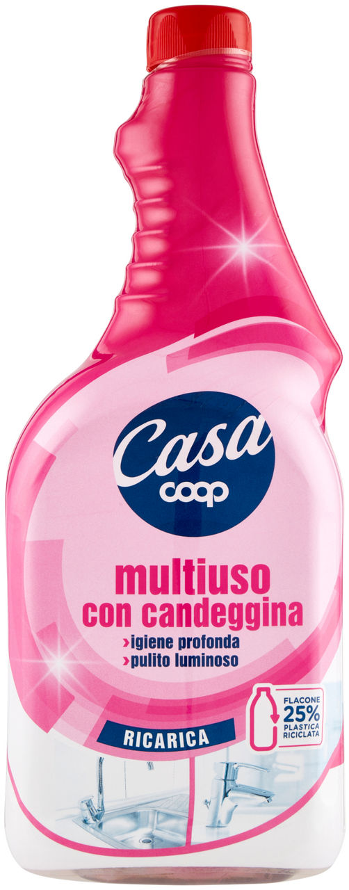 DETERGENTE MULTIUSO CON CANDEGGINA COOP CASA RICARICA ML 750 - 0