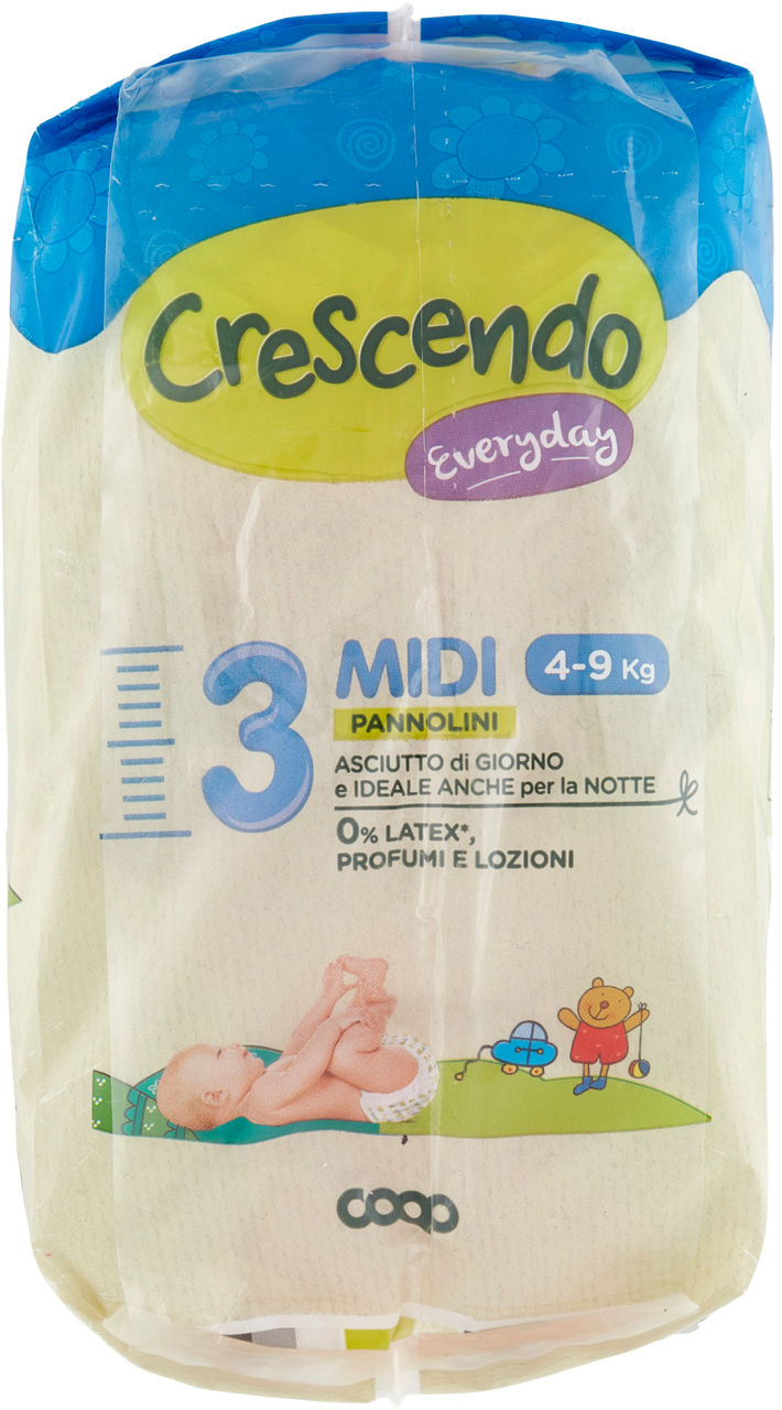 PANNOLINI COOP CRESCENDO EVERYDAY TG 3 PACCO DOPPIO PZ.56 - Immagine 31