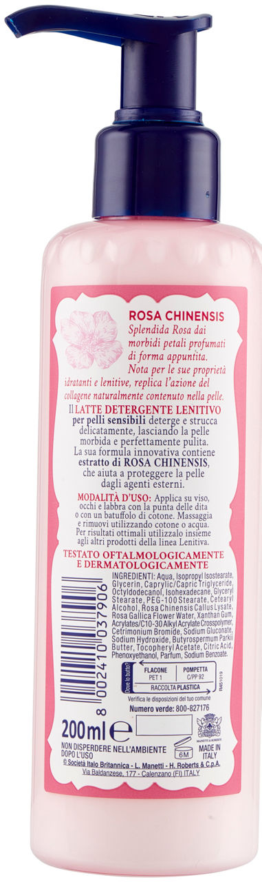 LATTE DETERGENTE LENITIVO ACQUA ALLE ROSE ML 200 - Immagine 21