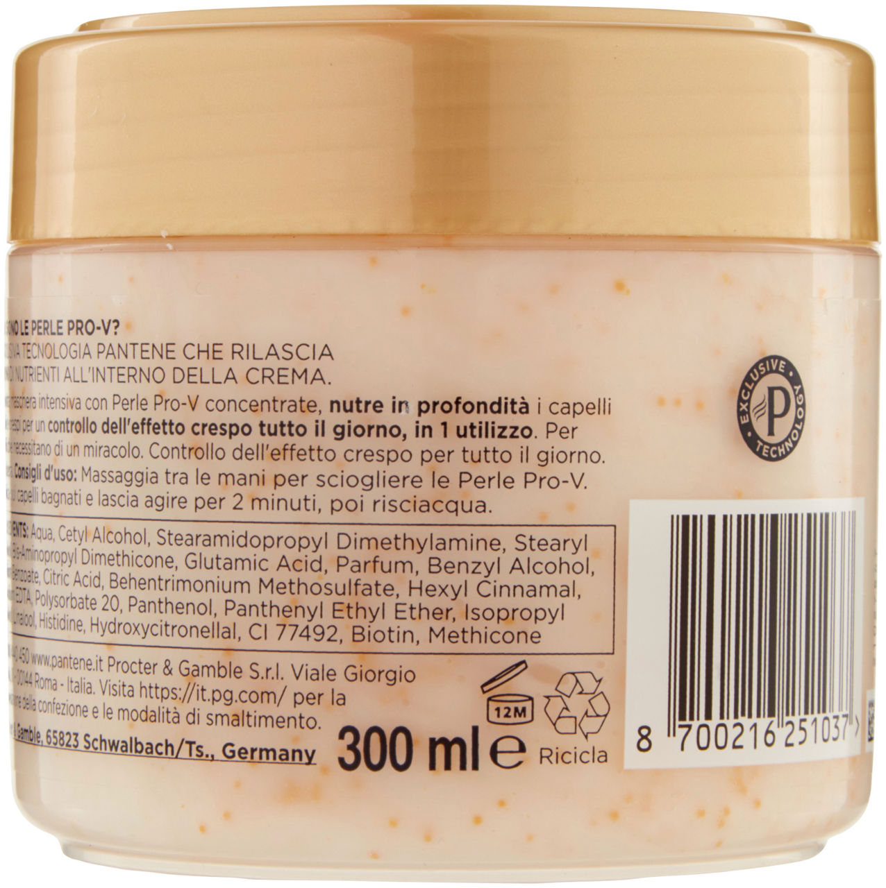 MASCHERA PANTENE PRO-V MIRALCES ADDIO CRESPO ML 300 - Immagine 21