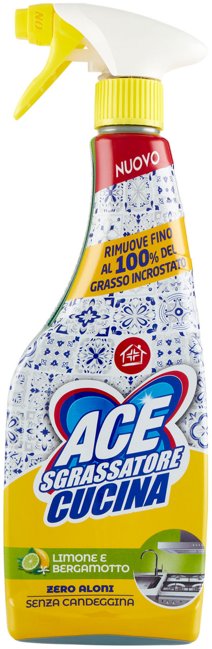 Detergente ace sgrassatore cucina spray ml 600