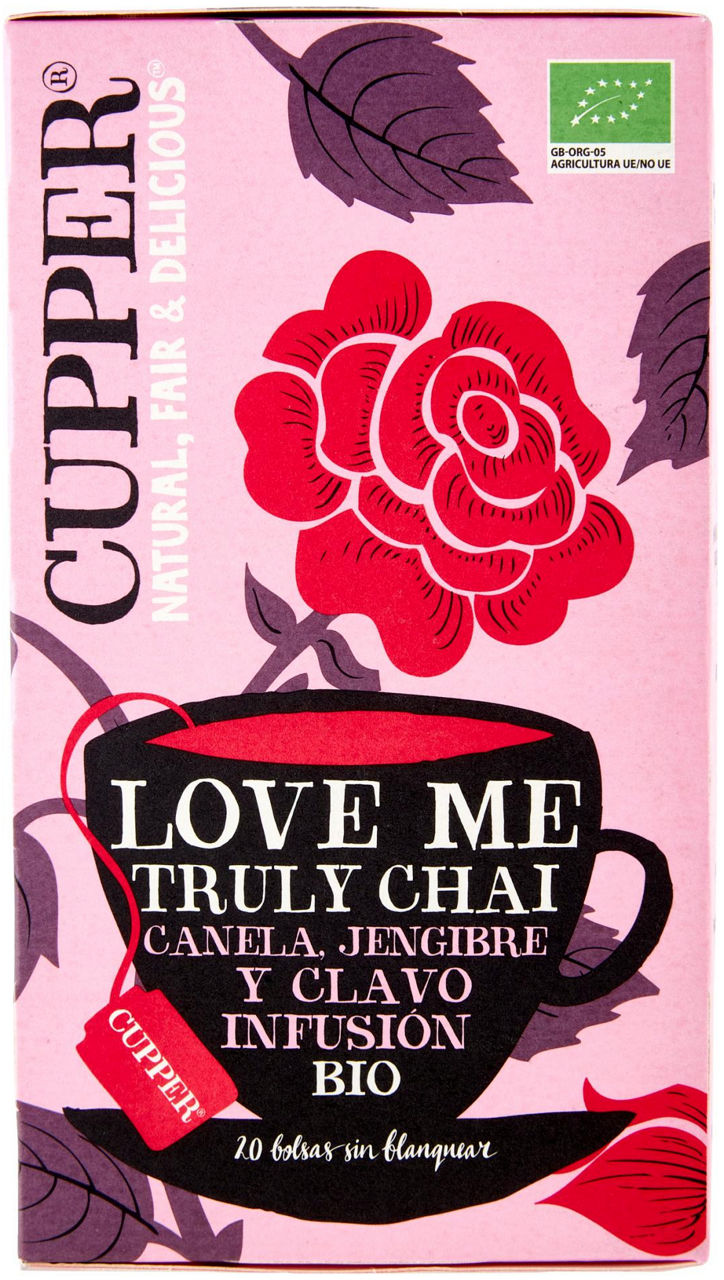 INFUSO BIOLOGICO LOVE ME TRULY CUPPER 20 FILTRI 44G - Immagine 21