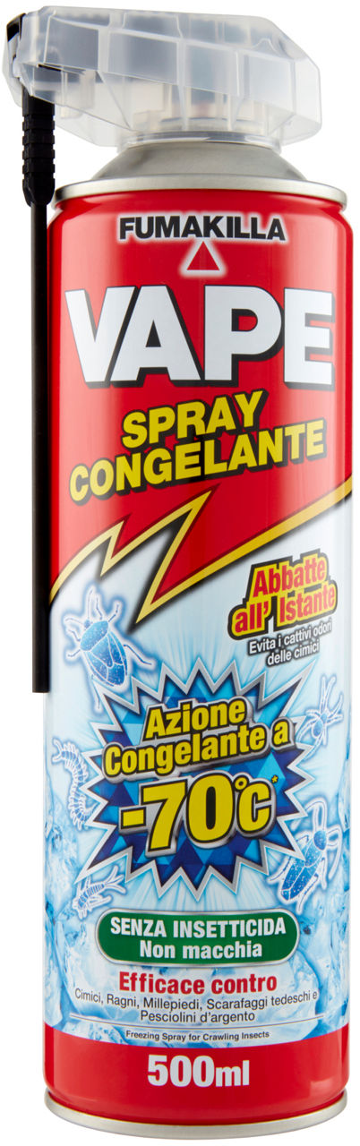 Repellente spray azione congelante multiinsetto ml 500