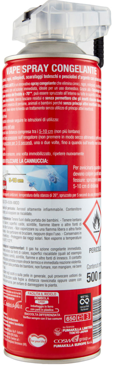 REPELLENTE SPRAY AZIONE CONGELANTE MULTIINSETTO ML 500 - Immagine 21